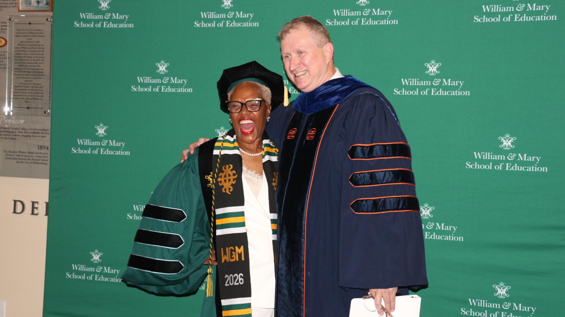 Dean and Doctoral Student