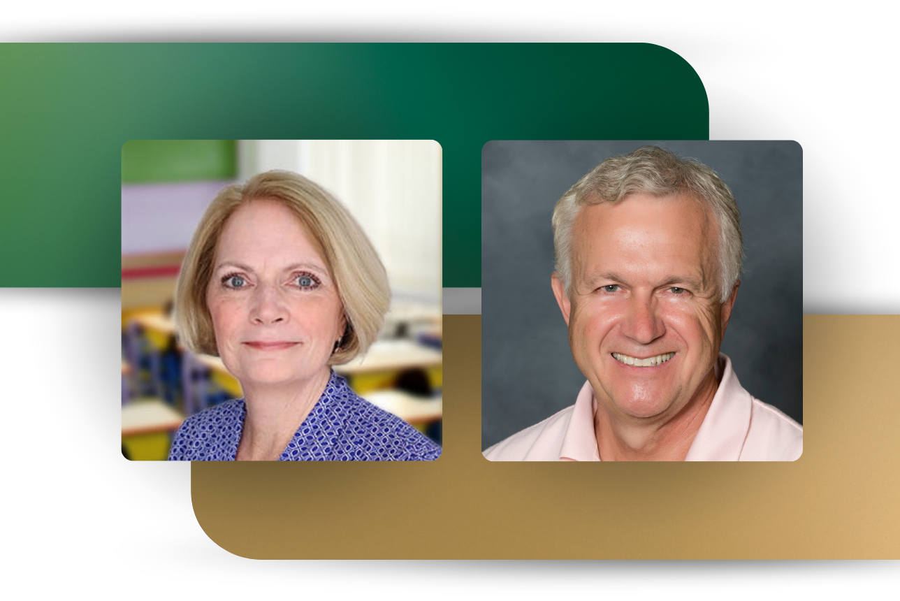 Leslie Grant and James Stronge