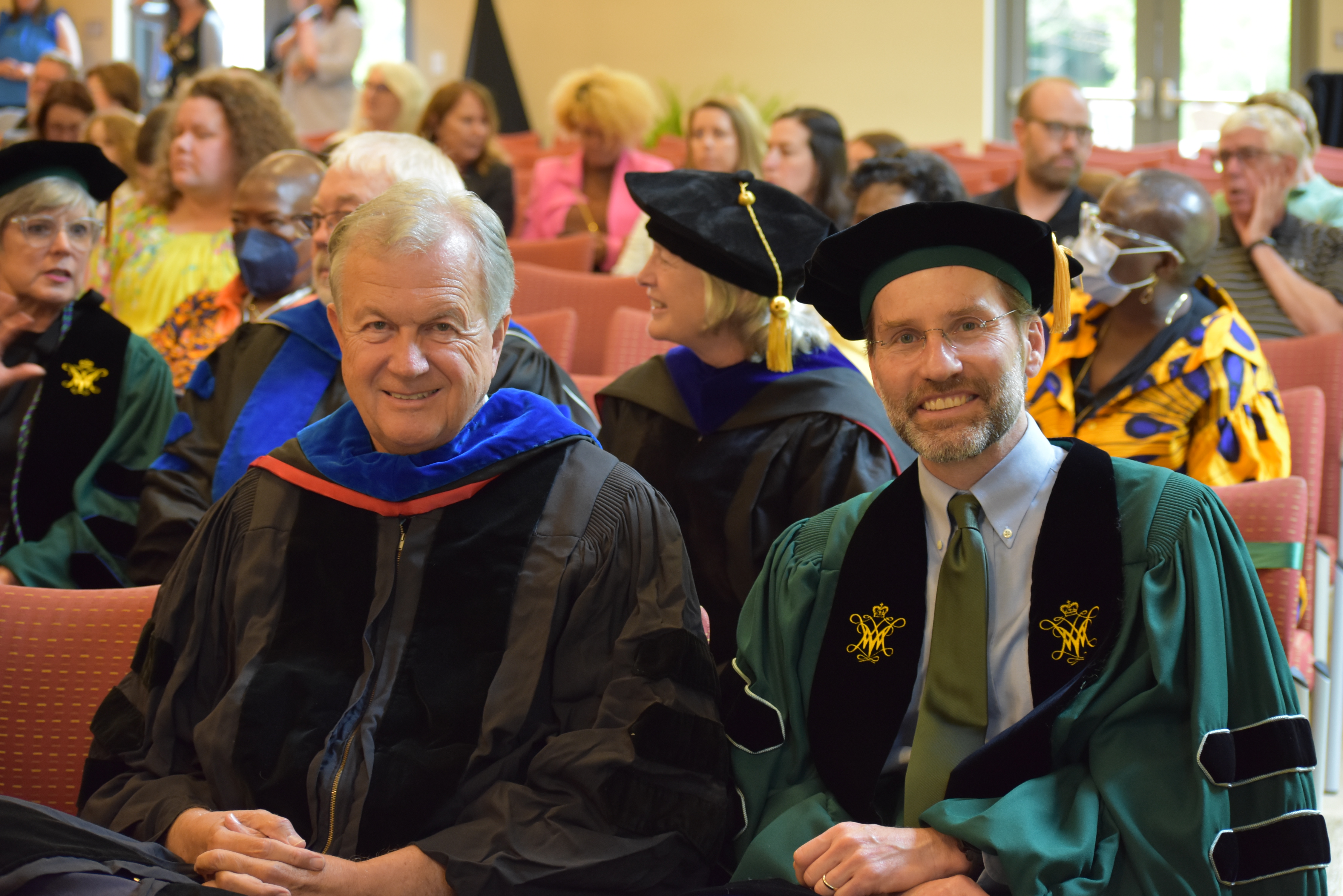 Faculty Gather for Cording Ceremony