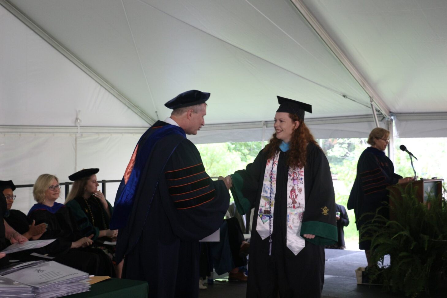Graduate Receiving Diploma