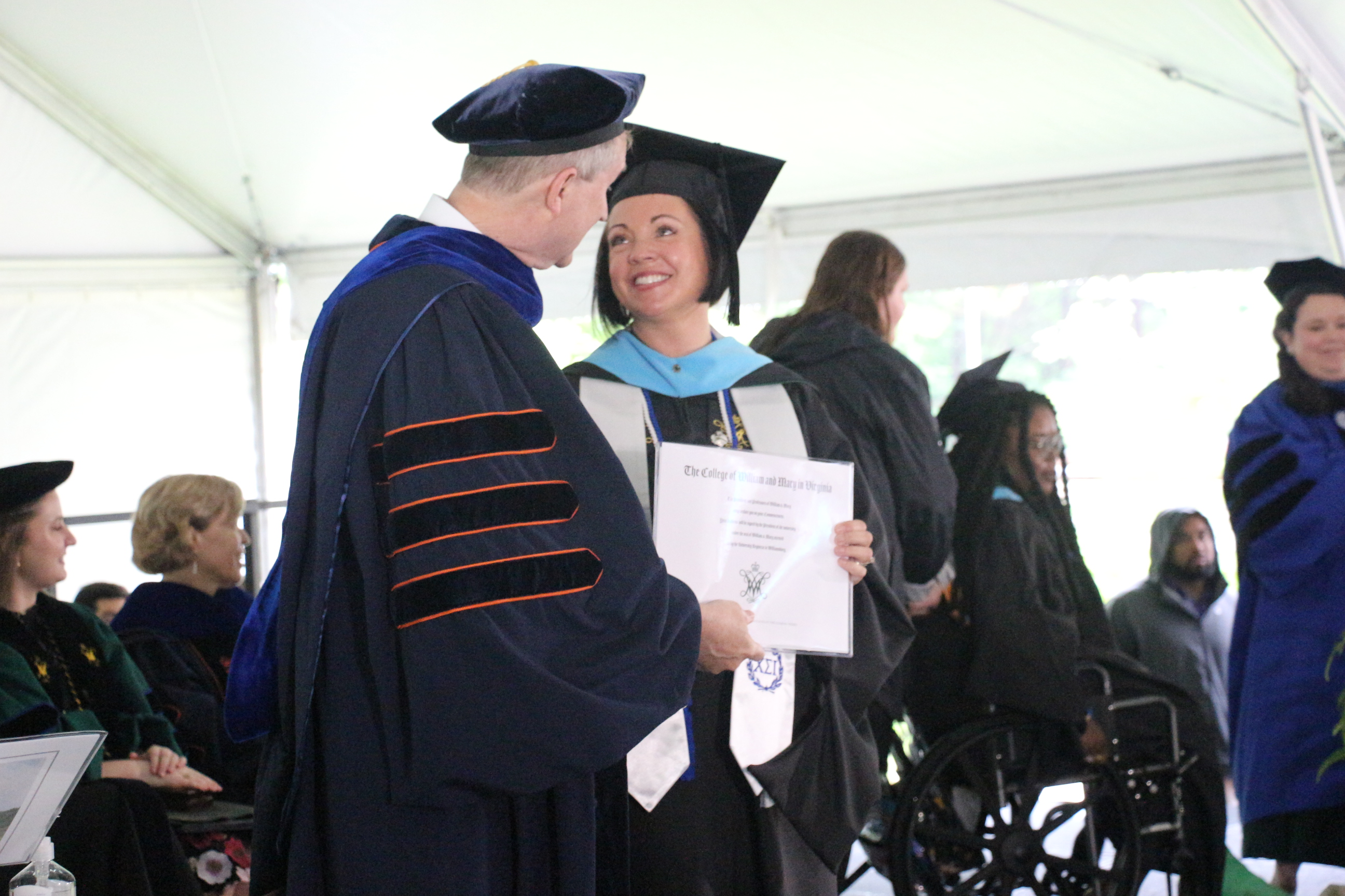 Graduate Receiving Diploma