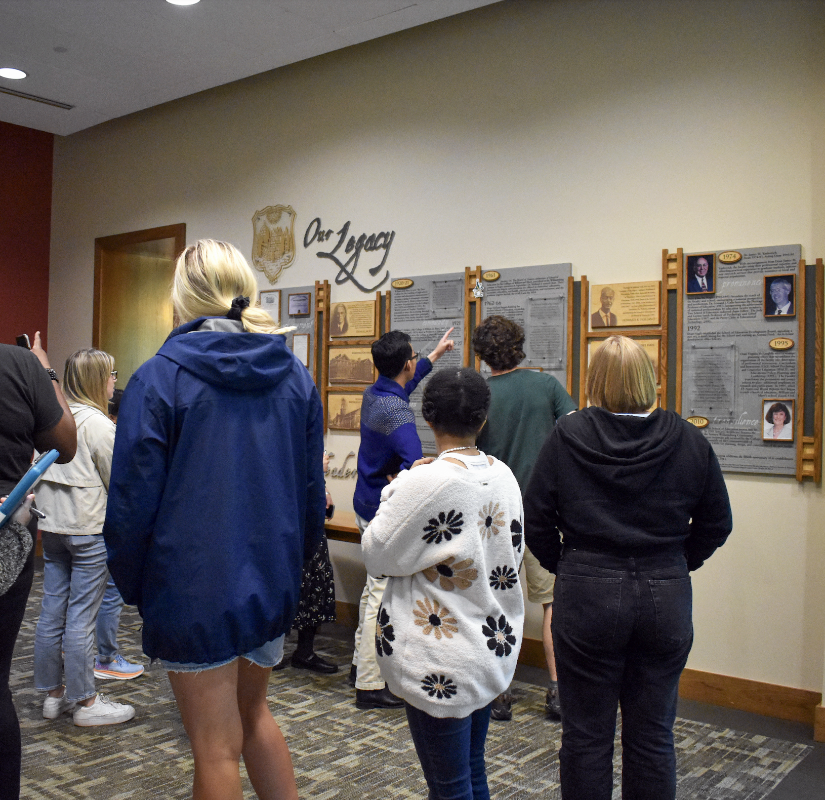 Ambassadors Giving Tour