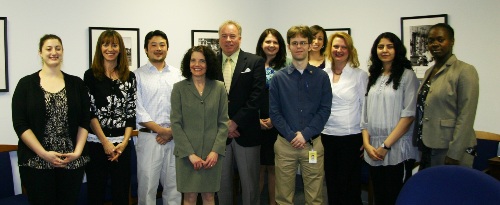 Becca Wittenstein, Amy Moore, Auggy Kang, Dr. Pamela Eddy, Chancellor Glenn DuBois, Natalya Kostenko, Grayson Page, Tiffany Pugh, Terry Hinders, Tehmina Khwaja, Debra Butler