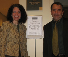 Dr. Pamela Eddy and Dr. Gagik Demirjian