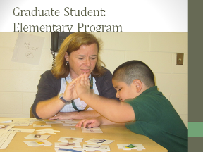 Christine Ammirati tutoring an ESL student during the 2011 ESL Institute