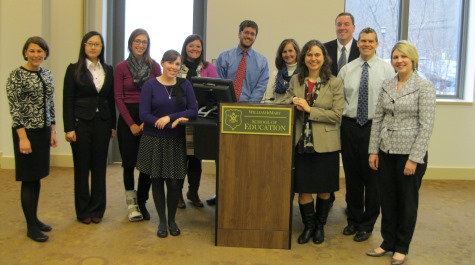 Higher education students participate in mock interviews with alumni of the higher program