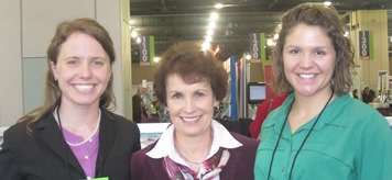 Catherine Schwenkler, Janet Dannemiller-Parker and Megan Packett Cory