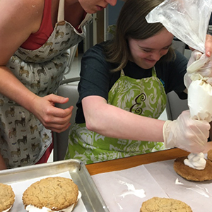 A partnership with a local bakery gives Next Move interns the opportunity to make and sell their own baked goods. 