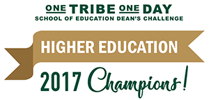 Higher Education was named the winner of the Dean's Challenge