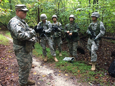 Over his 22 years in the army, Jimmy Kimbrough (left) served in various leadership positions from platoon to regimental level. His last job was the head of the Army Reserve Training Course (ROTC) at William &amp; Mary and Christopher Newport University.