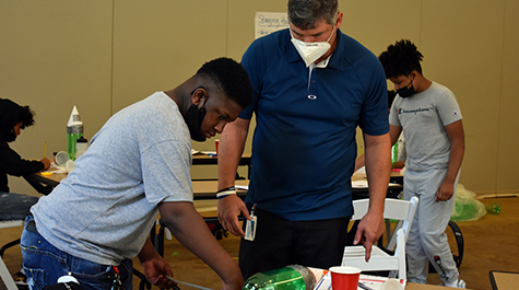 NNPS teachers supported instruction throughout the camp.