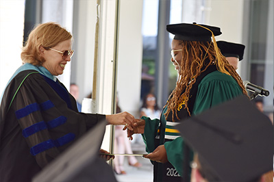 Aiesha Lee Ph.D. '22 earned the Dean's Award for Excellence for a Doctoral Student