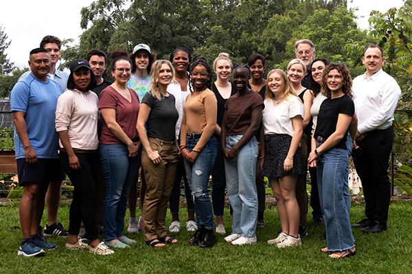 Evan Turner pictured with the W&M faculty and students who traveled to Rwanda last winter for a peace and reconciliation project.  