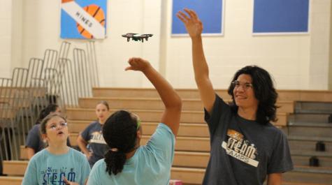 Camp EAGER drone activity.