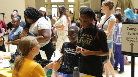 Camp Launch students on check-in day.