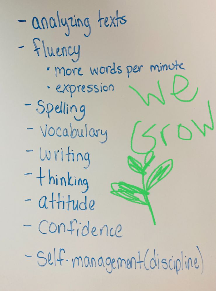 literacy in action lessons poster