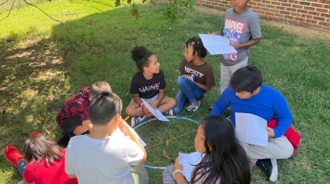Elementary students in Blue Sky Fund’s “Explorer’s Program”