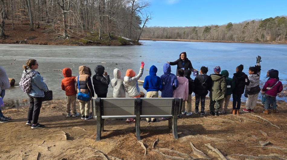 Elementary students in Blue Sky Fund’s “Explorer’s Program”