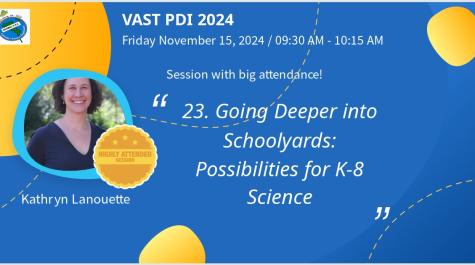 The presentation "Going Deeper into Schoolyards: Possibilities for K-8 Science"