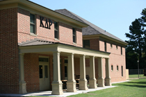 Some of the new fraternity houses (Photo by Stephen Salpukas)