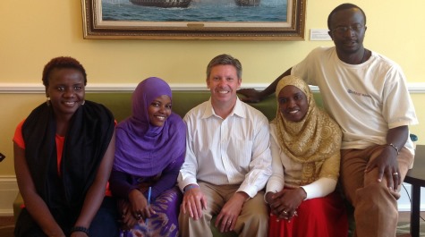Professor Jim Barber served as faculty mentor to YALI fellows