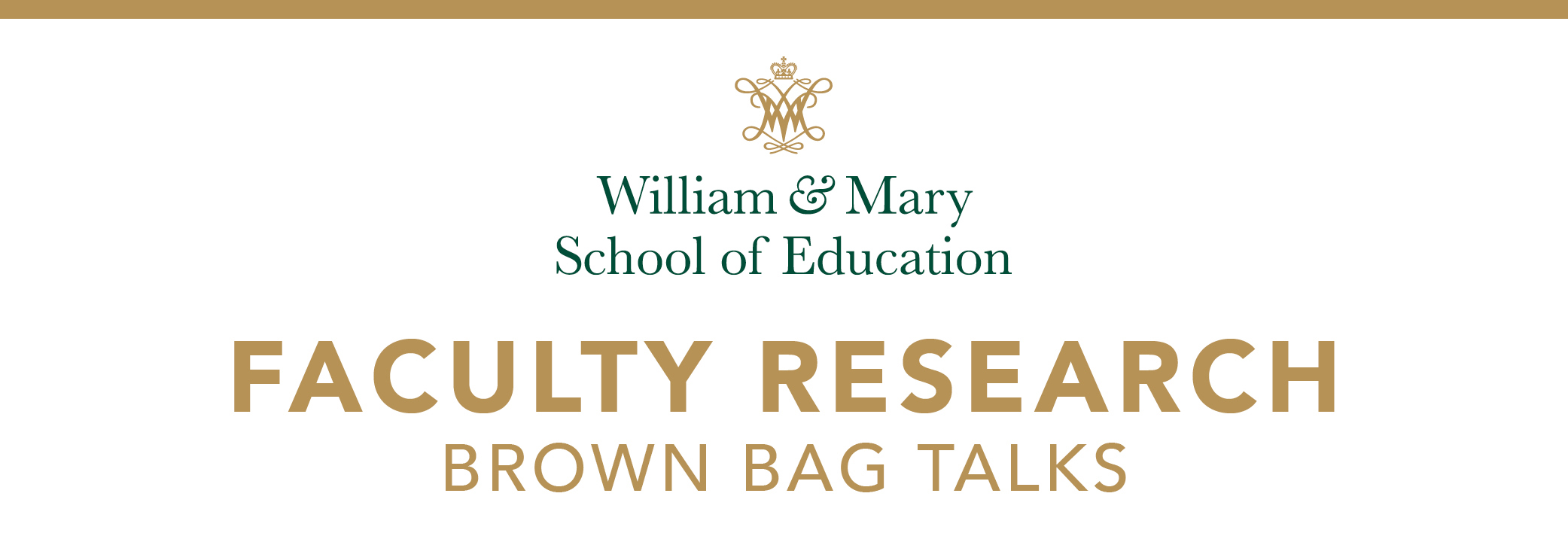 Faculty Research Brown Bag Talks